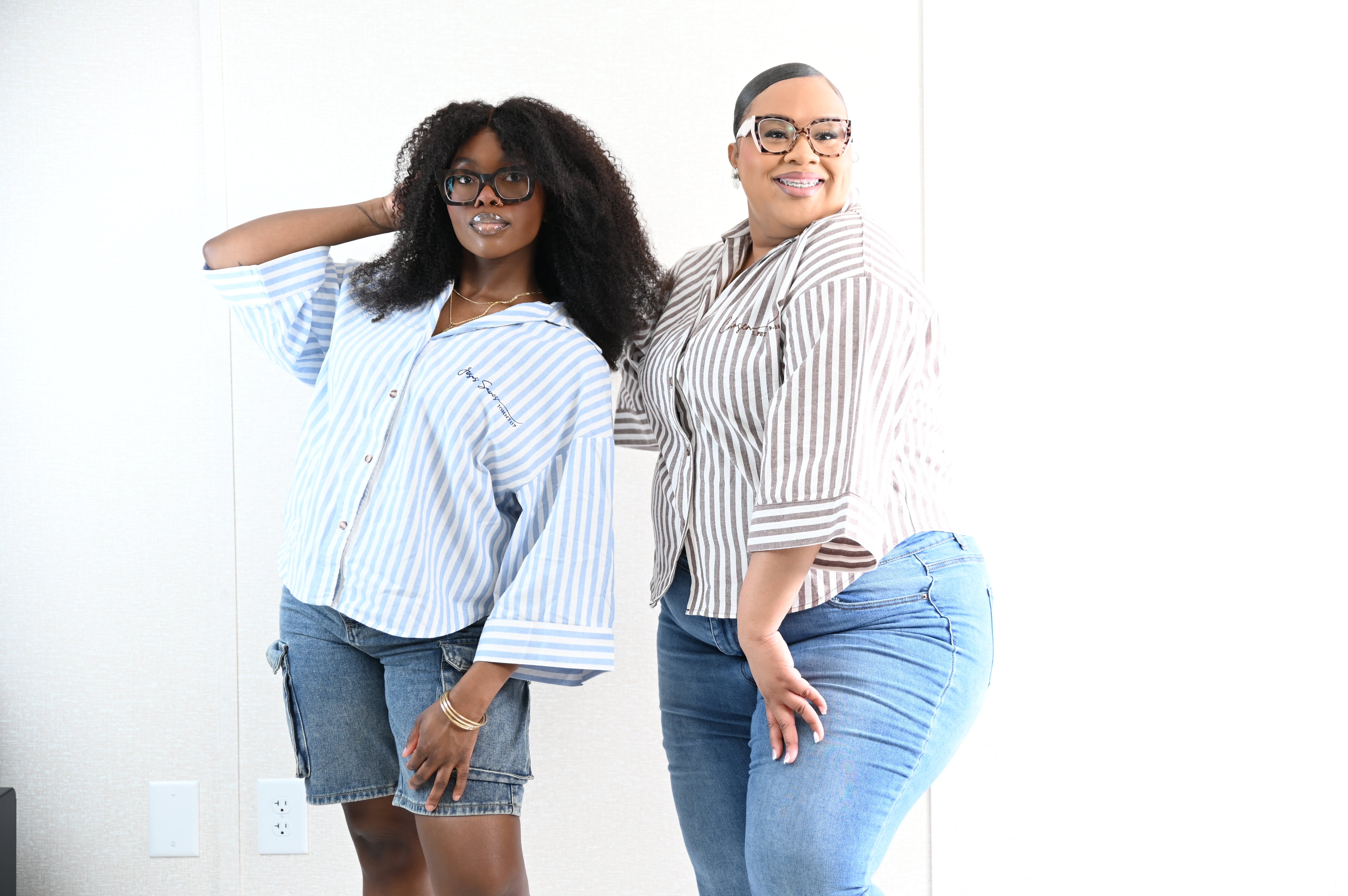 Jesus Saves/Chosen Striped Top