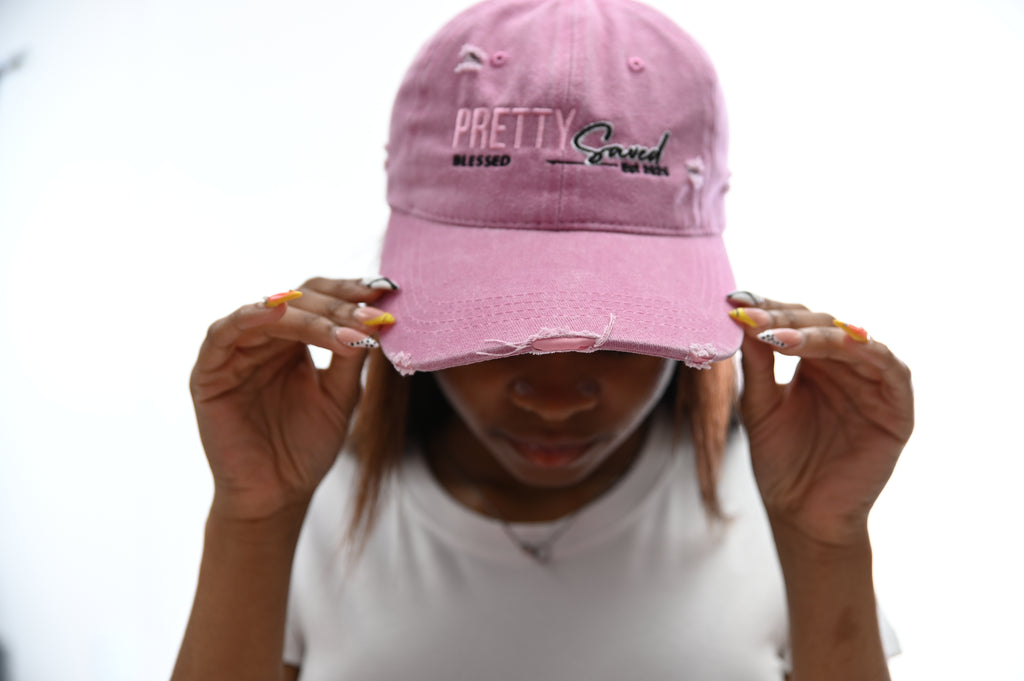 Pretty Saved & Blessed Caps